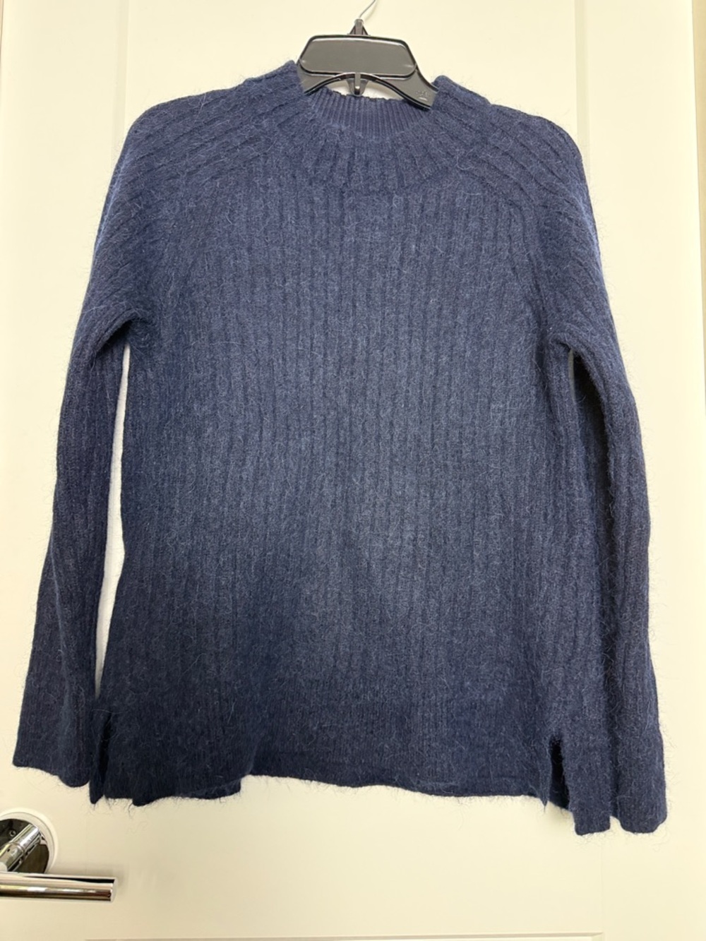 Banana Republic Dark Navy Ribbed Crewneck Sweater